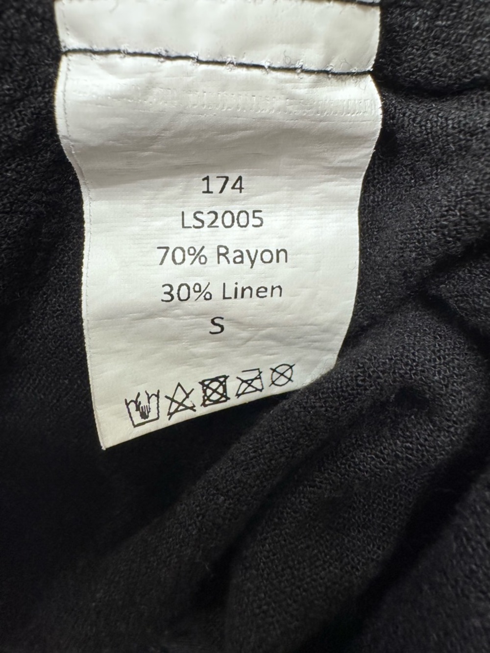 Lillusory Women’s Linen Summer Black Pants - Picture 4 of 4